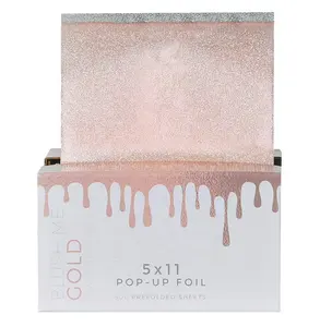 Produsen pop up foil untuk warna rambut aluminium tata rambut foil untuk salon