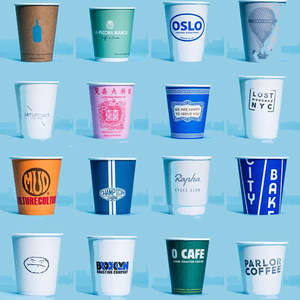 Logotipo personalizado Biodegradable doble pared vasos 8/12/16/22oz negro B tazas tapas para vino Tequila jugo café Bebidas frías To-Go - Product Image 3
