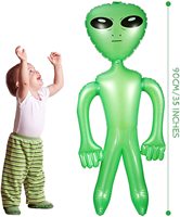Ballon gonflable extraterrestre en PVC pour enfants, jouets extraterrestres gonflables pour la promotion
