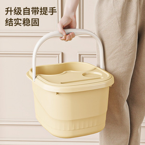 Foot Bath Tub With Calf Coverage Thickened Plastic Portable Massage Basin For Home Use - Product Image 4