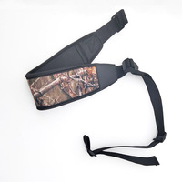 Accessoires de pistolet tactique à points uniques Sling Heavy Duty Quick Detach Stealth Bungee Réglable Gun Sling Strap Belt