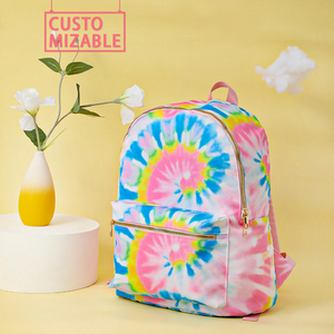 Wholesale Custom Kids Monogrammed Girls Nylon Toddler <strong>Backpacks</strong> Mini Diaper Bag <strong>Backpack</strong> - Product Image 2