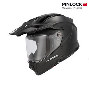 Casco Acerbis Attack Nero Pronto per Pinlock, Casco da Moto - Product Image 1