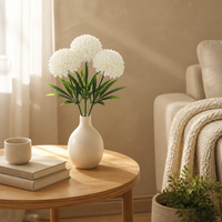 Vente en gros d'hortensias artificiels à tige unique, fleurs en soie réalistes, décoration de table pour la maison, les mariages et les fêtes, en vrac