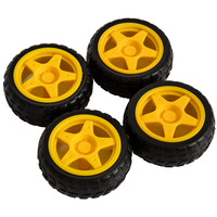 Kit Châssis de Voiture Robot Intelligent RoboWiz 4WD avec Moteur TT, Encodeur de Vitesse et Boîtier de Batterie pour Voitures Intelligentes DIY
