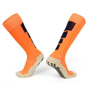 Professional Custom LOGO Crew Non-slip Breathable Quickly Dry Men Football Sport <b>Grip</b> <b>Socks</b> - Product Image 1