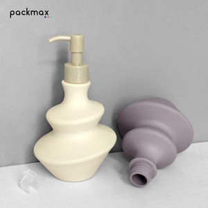 Bouteille de luxe en HDPE de 250 ml avec bouchon à vis – Contenant ovale vide pour shampoing, lotion corporelle et démaquillant - Product Image 3