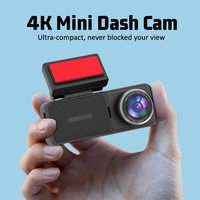 Grosir Pabrik Dash Cam 4K Dual Channel 3.2" Dengan G-Sensor GPS WiFi Night Vision 140 °   Perekam Video Mobil Sudut Lebar untuk Pemantauan Parkir