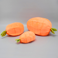 Jouets en peluche lapin mignon en forme de fruit, lapin en peluche avec carotte, pour décorations de fête de Pâques et cadeaux d'anniversaire