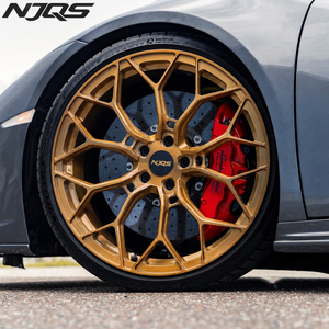 Rines de Aleación Forjados Personalizados NJQS de 16-24 Pulgadas para <span class=keywords><strong>Bentley</strong></span> Bentayga Widebody, Lamborghini, McLaren 720S, Camaro SS 5x114.3 5x120 - Product Image 2