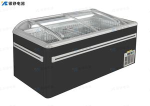 Congelador de Isla Comercial YINZHENG sin Escarcha de Una Sola Temperatura para Supermercados, Equipo de Refrigeración para Exhibición en Isla - Product Image 2