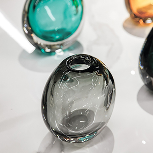 Home Decor Accessories Five Colors Flower <b>Glass</b> Vase clear Bag - Product Image 3