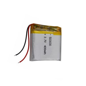 بطارية ليثيوم بوليمر قابلة لإعادة الشحن 3.7 فولت 400 مللي أمبير في الساعة، طراز 503030، بطاريات ليثيوم بوليمر 053030 - Product Image 3