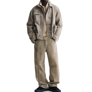 Nouveautés Mode Décontractée Confortable Style Unisexe Veste Oversize avec Col Revers et Manches Longues - Product Image 1