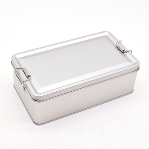 Mới Thực Phẩm An Toàn Kín Hình Chữ Nhật Sắt Dứa Sắc Nét Ăn Trưa Hộp Quà Tặng Sô Cô La Bánh Cookie Tin Bao Bì Kim Loại Tin Với Nắp - Product Image 2