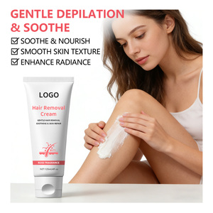 Crema Depilatoria OEM ODM para Piel Sensible, Crema Depilatoria Suave para Axilas, Brazos y Piernas, Cuidado de la Piel, No Irritante - Product Image 2