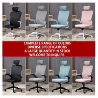 Chaise de bureau pivotante de direction n° 1 des ventes, réglable, entièrement en tissu maillé, avec appui-tête massant, chaise de bureau bon marché en plastique et fer pour l'école