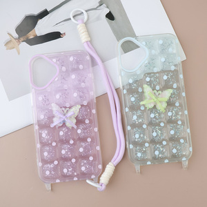 Prix direct usine avec chaîne florale scintillante, coque de téléphone <span class=keywords><strong>portable</strong></span> <span class=keywords><strong>incassable</strong></span> pour ZTE A76 5G - Product Image 3