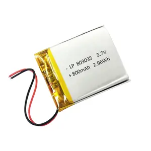 Li-Po li离子充电电池Lipo电池锂803035 800mah li聚合物电池3.7v