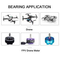 Roulements miniatures silencieux 684ZZ pour drones aériens, ultra silencieux, haute précision, lisses pour l'équipement de drone