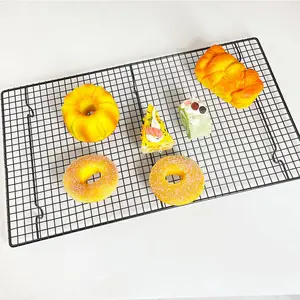 JY Hot Sale Non-stick Steel Wire Grid Cooling Tray Cake Bread Baking Cooling Rack Baking Tools