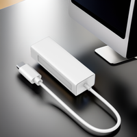 Carte réseau USB C Type a à port unique LAN Hub Chip RTL8152 USB 100M RJ45