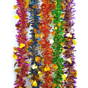 Guirnalda de oropel a la venta Adorno de árbol de Navidad para guirnalda de Navidad <span class=keywords><strong>natal</strong></span> - Product Image 1