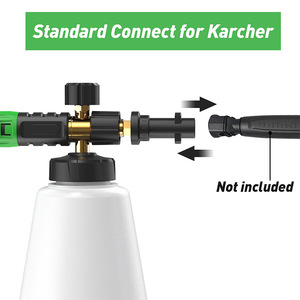 Sulai <b>Machinery</b> <b>Foam</b> Pitcher 1000Ml For Krcher K2 K7 High Pressure Washer Nozzle Light Duty Cleaning - Product Image 3