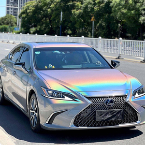 Pellicola Arcobaleno Radium per Wrapping Auto Vinile Lucido Opaco Arcobaleno Laser Grigio <span class=keywords><strong>Argento</strong></span> Pellicola Antigraffio per Auto - Product Image 3