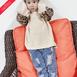 Hot Selling Hochwertige Herbst-und Winter pullover Mode Leopard Plüsch ärmel Pullover Pullover - Product Image 4