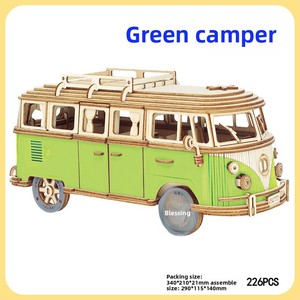 <span class=keywords><strong>Puzzle</strong></span> <span class=keywords><strong>3D</strong></span> en bois pour adultes et enfants, manuel de pratique pratique pour la décoration de la maison, assemblage manuel, <span class=keywords><strong>voiture</strong></span> de camping, <span class=keywords><strong>puzzle</strong></span> <span class=keywords><strong>3D</strong></span> - Product Image 4