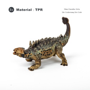 Período Cretácico <span class=keywords><strong>Saichania</strong></span> modelo dinosaurio Parque 3D simulación Color verde plástico TPR juguetes dinosaurio para niños y niñas - Product Image 2
