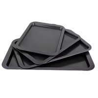 Plaque de cuisson rectangulaire antiadhésive personnalisable et durable à chauffage uniforme, pour biscuits et pâtisseries, fourniture OEM pour cuisine domestique
