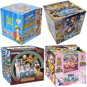 Anime ONE PIECED Spieles ammlung karte Ruffy Zoro Nami Chopper Franky Booster Box TCG Battle Sammelkarten pakete Spielzeug für Kinder