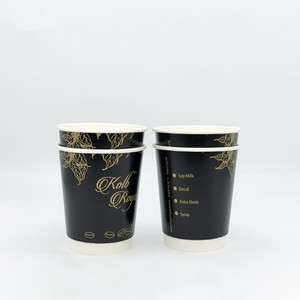Vasos Desechables de Papel Sintético con Logotipo Personalizado, Vasos de Café y Refresco de Pared Simple de 5 ml para Llevar, Marca Lions - Product Image 5