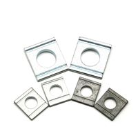 Rondelle carrée en acier inoxydable M12 18MM SS304 SS316, rondelle plate robuste zinguée
