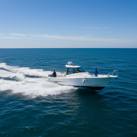 Bateau Grandsea 8,61 m/28 pieds en fibre de verre, yacht de pêche sportive avec cabine et moteur hors-bord à vendre
