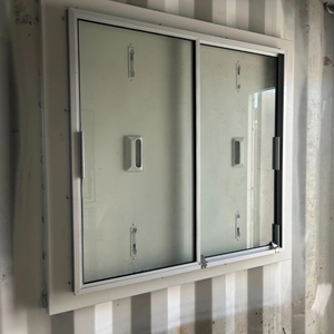 <span class=keywords><strong>Ventana</strong></span> de Protección Contra Incendios y Vandalismo para Contenedores de Envío Modificados, para Edificios Modulares Prefabricados - Product Image 4