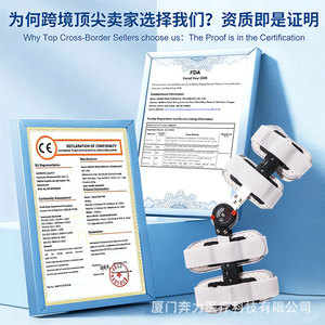 Benli <b>Knee</b> <b>Brace</b> Medical Grade Rehabilitation <b>Support</b> Joint Fixation Unisex White Gray 860g BL-42001 - Product Image 2