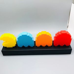 Dễ thương và sáng tạo ánh sáng ban đêm USB nhỏ ánh sáng ban đêm Pac-Man Trận Chiến Điều khiển bằng giọng nói Đèn bàn - Product Image 4