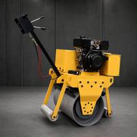 Compacteur à tambour unique en acier haute capacité pour la construction de routes rurales et la stabilisation des sols de jardin