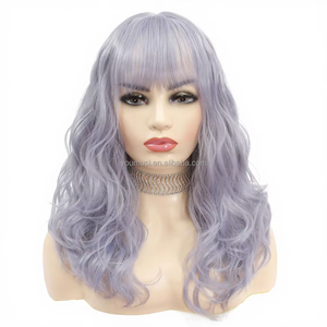 UMS Yüksek Kaliteli Mikro Kıvırcık Sentetik Peruk İnsan Saçı Değil Dantelsiz Makine Çift Atkı Yumuşak Dokunuş Özelleştirilebilir Toptan Satış - Product Image 2