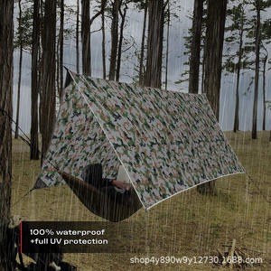 Lona Woqi de 365x300 cm, de nylon impermeable, para uso en exteriores, como refugio para hamacas y carpas. - Product Image 5