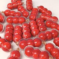 Bonbons gélifiés Tanghulu à 3 boules, en forme de guirlande, saveur fruitée, multicolores, nouveauté pour enfants, sachet, durée de conservation 24 mois