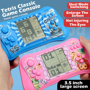Consola de Juegos Portátil Clásica, Juguete Educativo Electrónico de Bloques para Entrenamiento Cerebral Infantil - Product Image 5