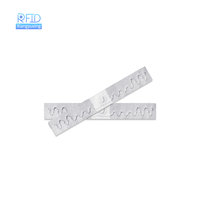 Résistance aux hautes températures UHF tissu blanchisserie étiquette hôtel serviette Textile tissé couture lavable RFID blanchisserie étiquette