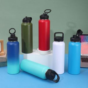 Wholesale Large Capacity 40oz Stainless Steel Tumbler Vacuum Insulated Narrow Mouth Sport <b>Water</b> <b>Bottle</b> Leak-Proof Custom Logo - Product Image 5