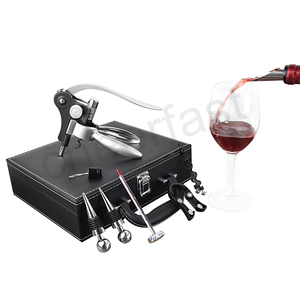 Boîte en cuir Cheerfast grand cadeau ouvre-vin ensemble <span class=keywords><strong>tire</strong></span>-<span class=keywords><strong>bouchon</strong></span> <span class=keywords><strong>à</strong></span> <span class=keywords><strong>levier</strong></span> <span class=keywords><strong>vertical</strong></span> en forme de lapin et boîte-cadeau personnalisée <span class=keywords><strong>tire</strong></span>-<span class=keywords><strong>bouchon</strong></span> lapin - Product Image 5