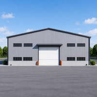Entrepôt préfabriqué professionnel ZTSS en structure acier légère ASTM pour usine de traitement de pièces
