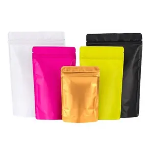 Special Shaped Custom Printing Circle Mylar Soft Touch Plastic 3.5g Irregular Pouches Mylar Bags Die Cut With Ziplock